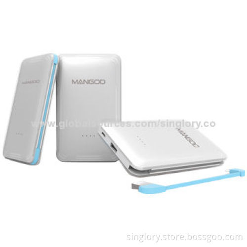 10,000mAh Fashionable Design Portable Power Banks for Samsung S5, USB 5V/1A Output
